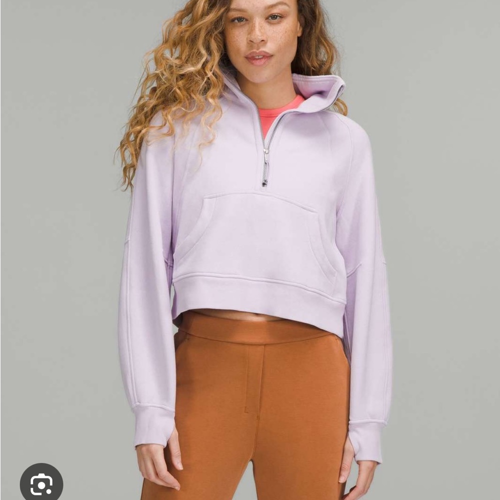 Lululemon Scuba Half Zip Hoodie Lavender Dew